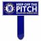 Chelsea tábla KEEP OFF THE PITCH