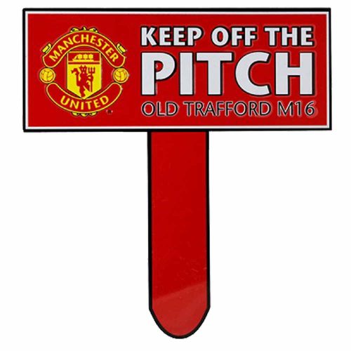 Manchester United tábla Keep Off The Pitch
