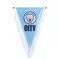 Manchester City autós zászló háromszög