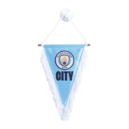Manchester City autós zászló háromszög