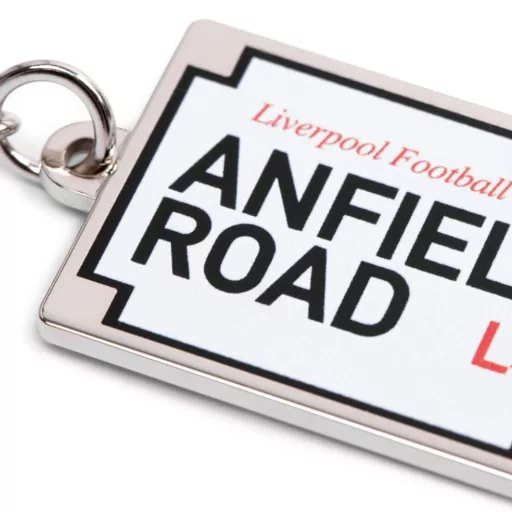 Liverpool kulcstartó Anfield Road