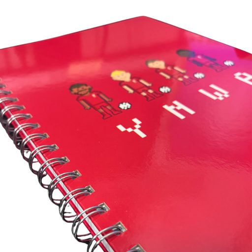 Liverpool füzet vonalas spirál A4