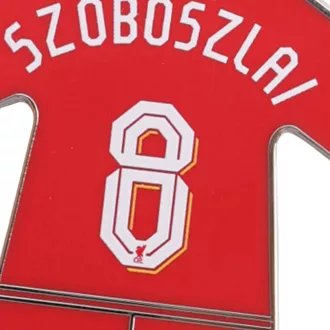 Liverpool kulcstartó kitűzővel Szoboszlai 8