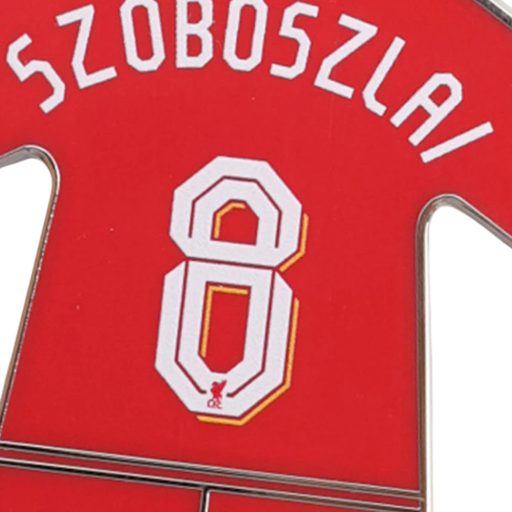 Liverpool kulcstartó kitűzővel Szoboszlai 8
