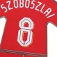 Liverpool kulcstartó kitűzővel Szoboszlai 8