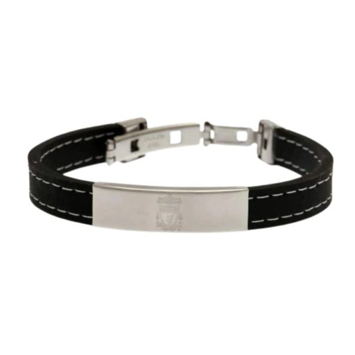 Liverpool karkötő szilikon fém tűzött fekete