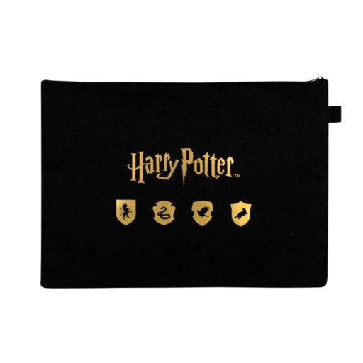 Harry Potter irattartó többzsebes fekete