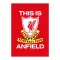 Liverpool takaró ANFIELD wellsoft piros 100*150