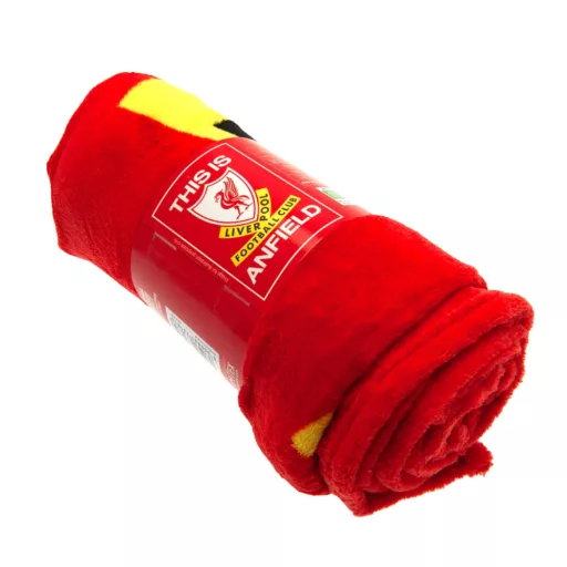 Liverpool takaró ANFIELD wellsoft piros 100*150