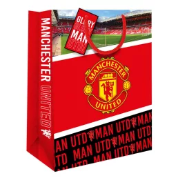 Manchester United ajándéktáska piros