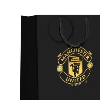 Manchester United ajándéktáska kicsi fekete