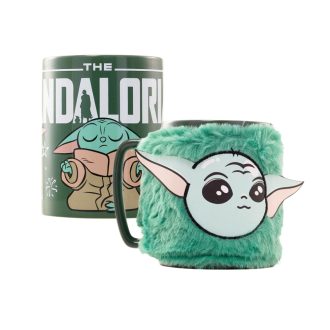 Star Wars bögre plüss Mandalorian Yoda