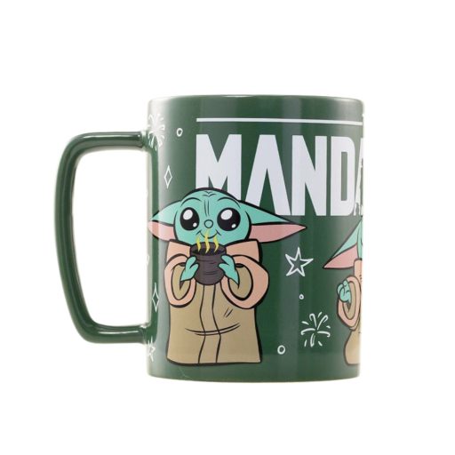 Star Wars bögre plüss Mandalorian Yoda