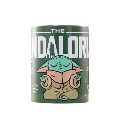Star Wars bögre plüss Mandalorian Yoda