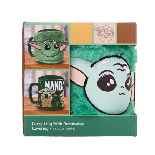Star Wars bögre plüss Mandalorian Yoda