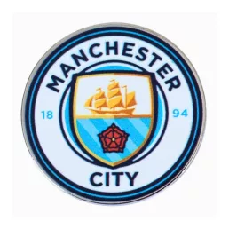 Manchester City kitűző kerek címeres