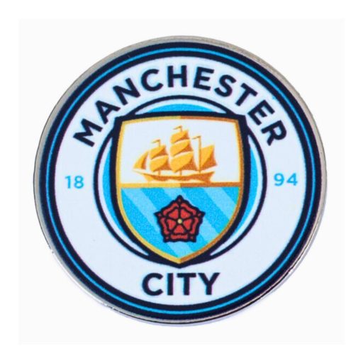 Manchester City kitűző kerek címeres