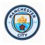 Manchester City kitűző kerek címeres