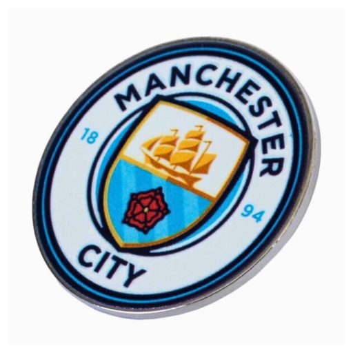Manchester City kitűző kerek címeres
