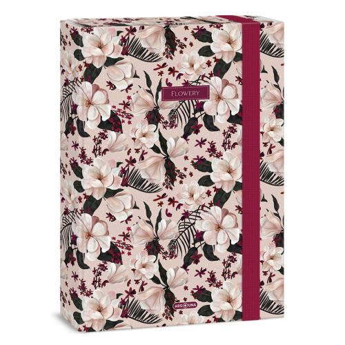 Ars Una Ars Una Flowery Pink A/4 Füzetbox
