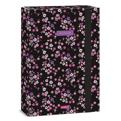 Ars Una Ars Una Pearl Blossom Black A/4 Füzetbox
