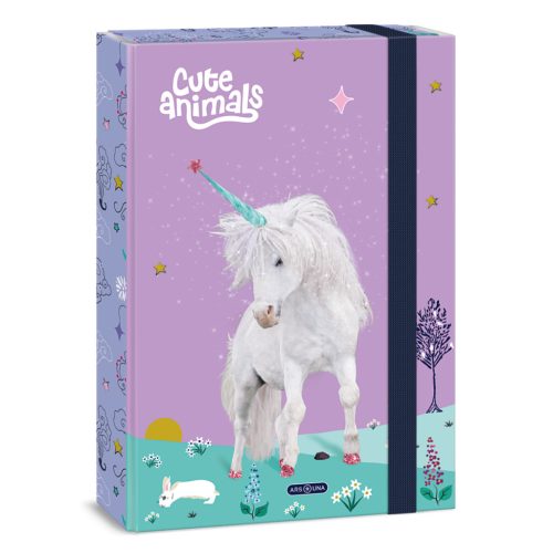 Ars Una Ars Una Cute Animals-Unicorn A/4 Füzetbox