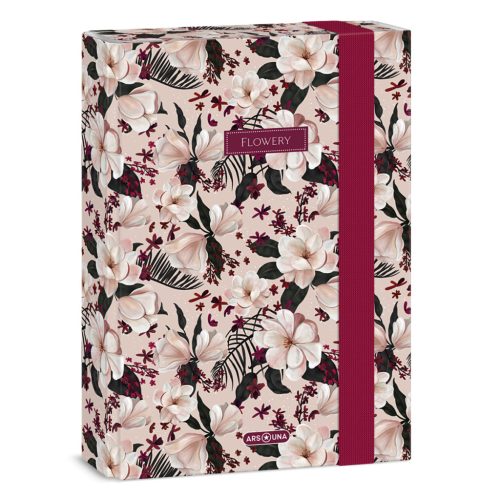 Ars Una Ars Una Flowery Pink A/5 Füzetbox