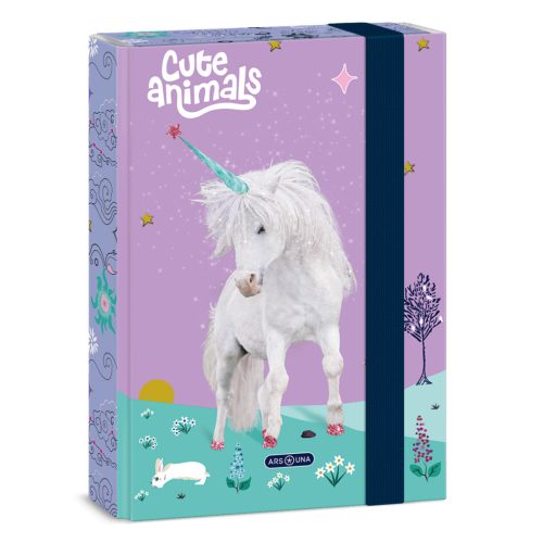 Ars Una Ars Una Cute Animals-Unicorn A/5 Füzetbox