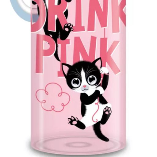 Ars Una kulacs BPA-mentes Think Pink szürke 475 ml