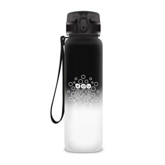  Ars Una kulacs BPA-mentes motivációs színátmentes black&white 600 ml