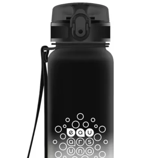 Ars Una kulacs BPA-mentes motivációs színátmentes black&white 600 ml