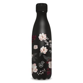 Ars Una kulacs duplafalú fém Flowery Black 500 ml