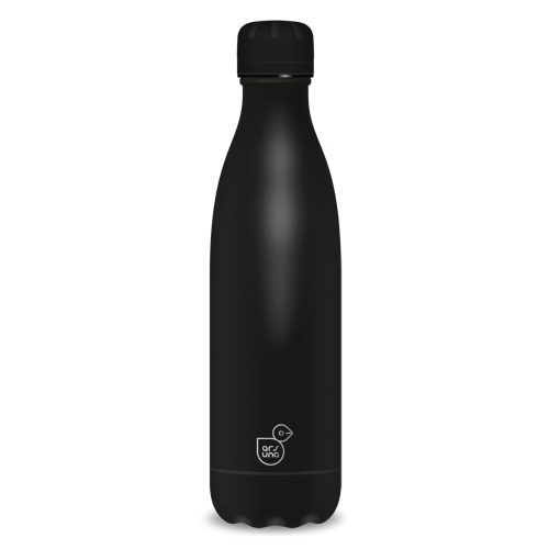Ars Una kulacs duplafalú fém Noir 500 ml