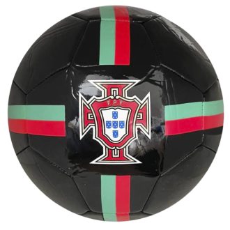 Portugál labda fekete 5-ös méret