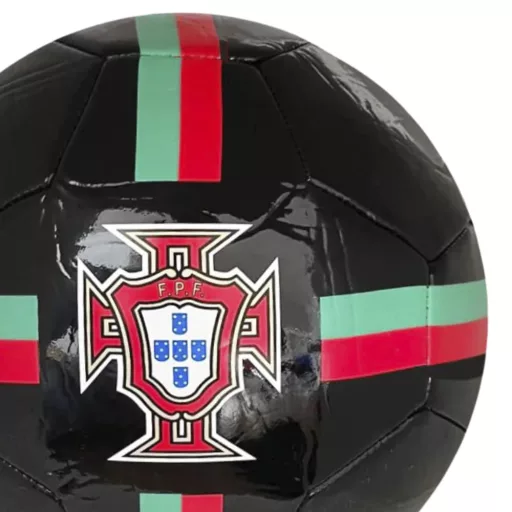 Portugál labda fekete 5-ös méret