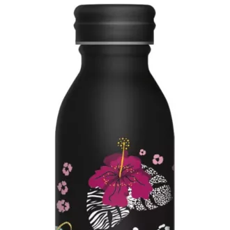 Ars Una kulacs duplafalú fém Black Hibiscus 600 ml