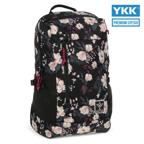 Ars Una Ars Una Flowery Black Hátizsák Au-17