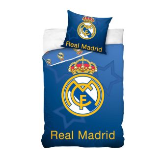 Real Madrid ágynemű 140x200 pamut kék