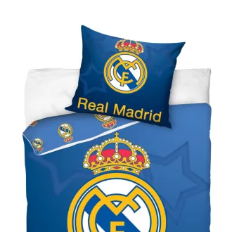 Real Madrid ágynemű 140x200 pamut kék