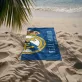 Real Madrid törölköző 70x140 cm PAMUT Half Crest