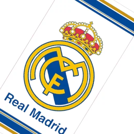 Real Madrid törölköző 70x140 cm PAMUT fehér