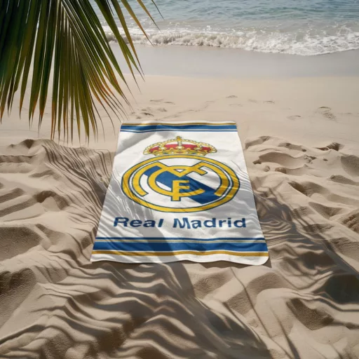 Real Madrid törölköző 70x140 cm PAMUT fehér