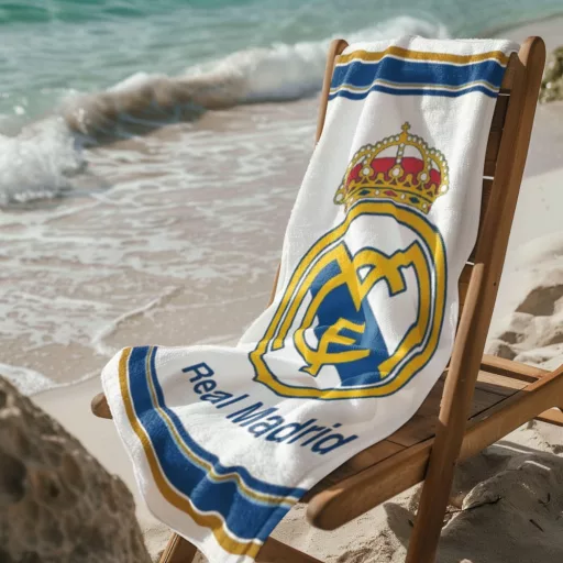 Real Madrid törölköző 70x140 cm PAMUT fehér