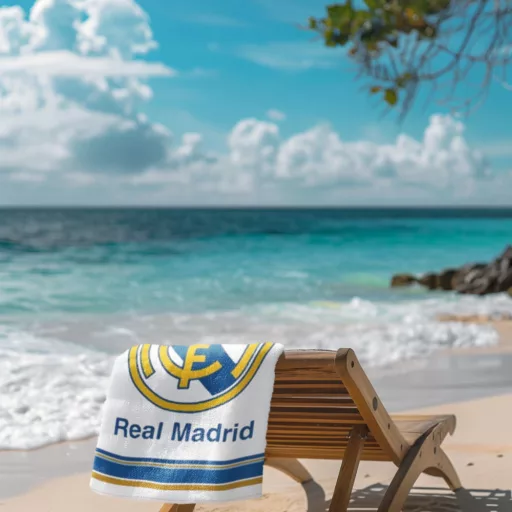 Real Madrid törölköző 70x140 cm PAMUT fehér
