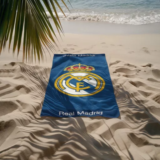 Real Madrid törölköző 70x140 cm PAMUT kék