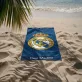 Real Madrid törölköző 70x140 cm PAMUT kék