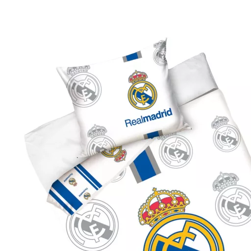 Real Madrid ágynemű 140x200 pamut fehér 70x90 párna