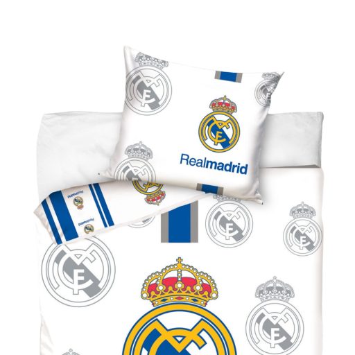 Real Madrid ágynemű 140x200 pamut fehér