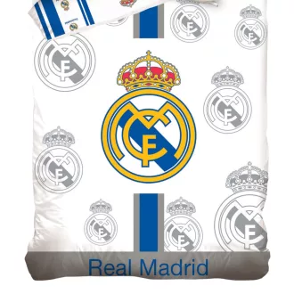 Real Madrid ágynemű 140x200 pamut fehér