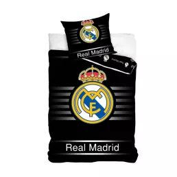 Real Madrid ágynemű 140x200 pamut fekete